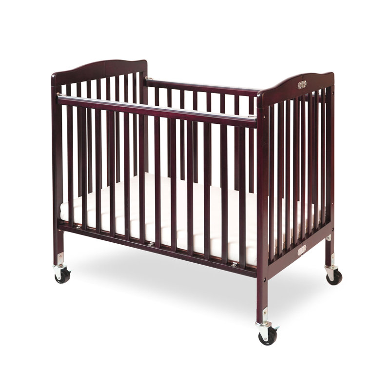 L.A. Baby Wooden Standard Crib with Mattress Reviews Wayfair